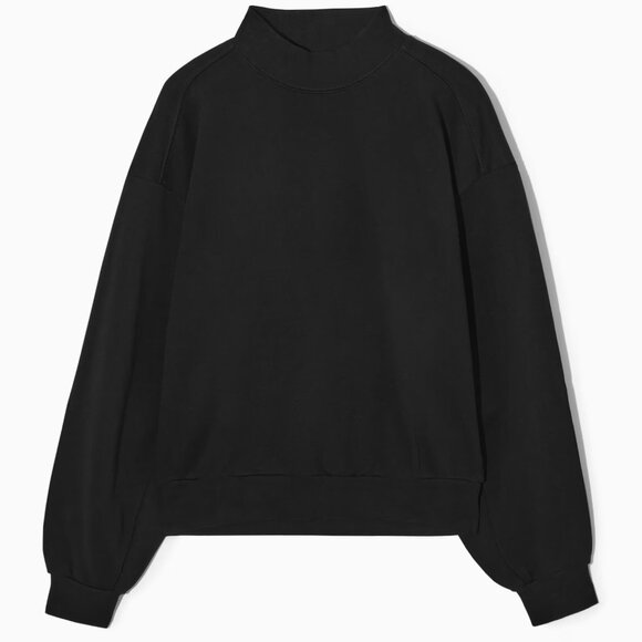 NWOT COS Mock Neck Sweatshirt - Picture 1 of 8